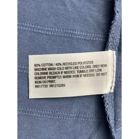 Goodfellow & Co Mens Casual Blue Crew Neck Short Sleeves T-Shirt Size Small - Picture 10 of 11